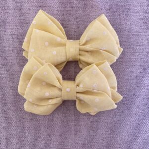 MOÑOS LISOS ORGANDÍ AMARILLO - Image 3