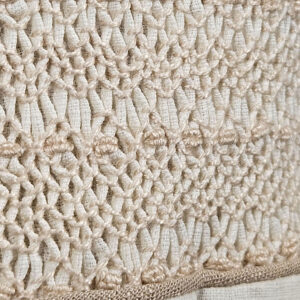 CONJUNTO BORDADO MANGA LARGA BEIGE - Image 2