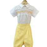 Conjunto patitos niño manga corta lino piqué lumier