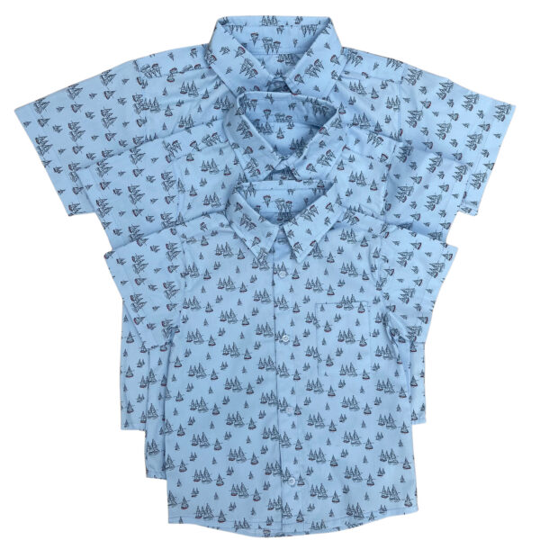 camisa algodón manga corta
