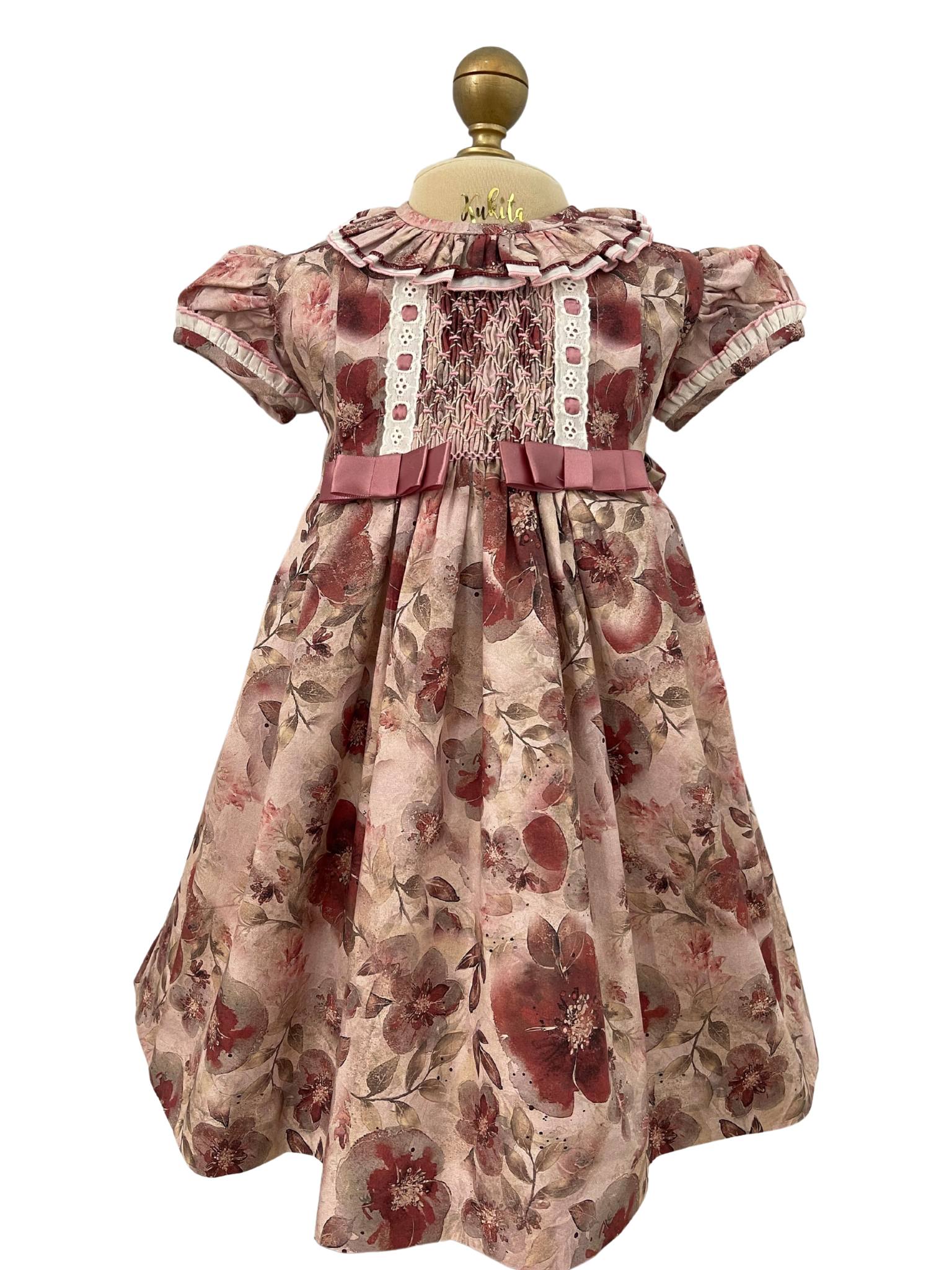 Vestido casual floreado Miranda en algodón