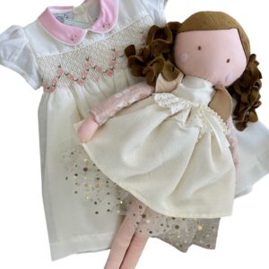 Vestido ceremonia AlIa Muselina y Muñeca