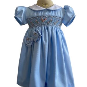 Vestido Luna cuello suave frente