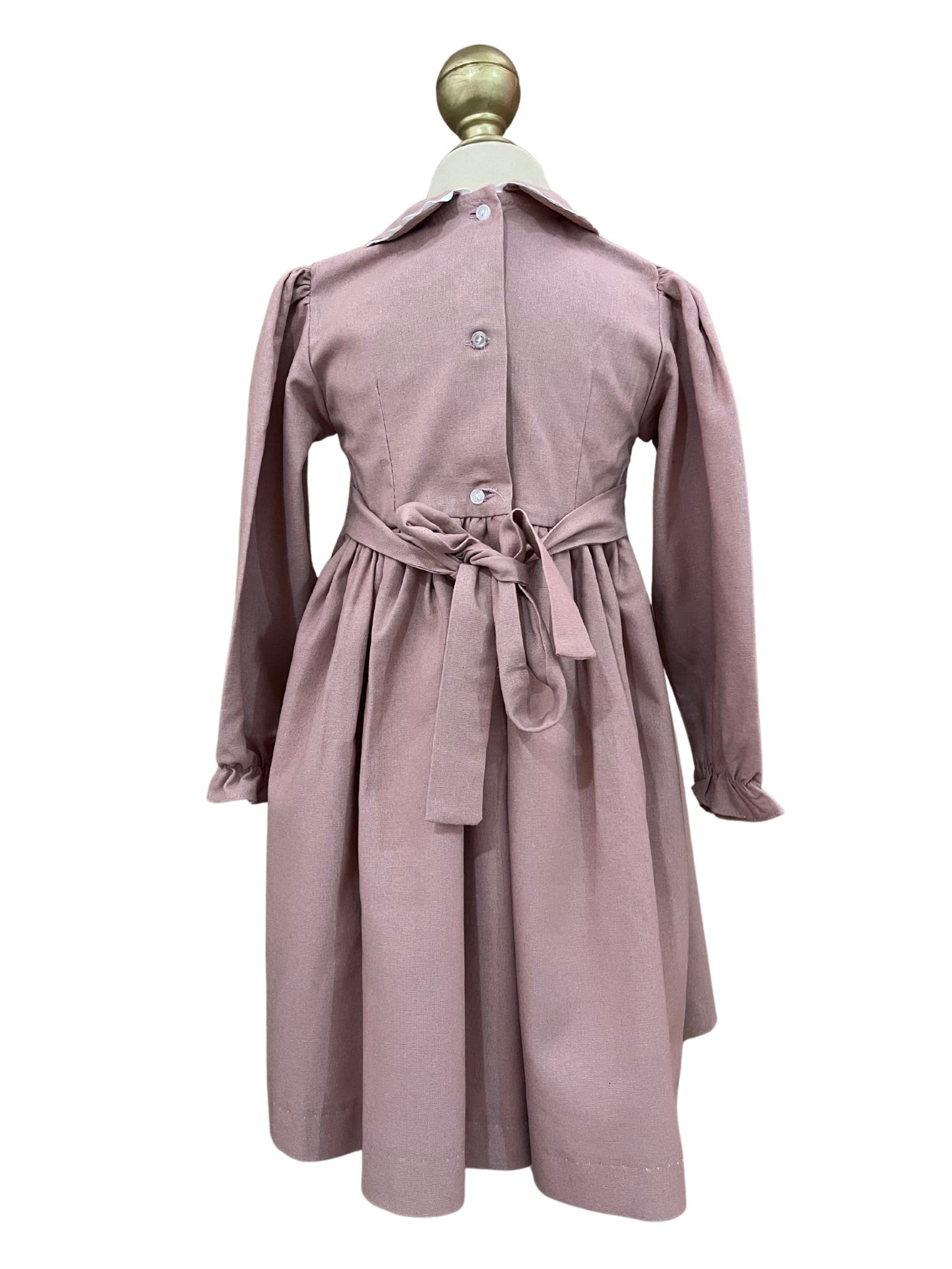 Vestido valentina lino atras