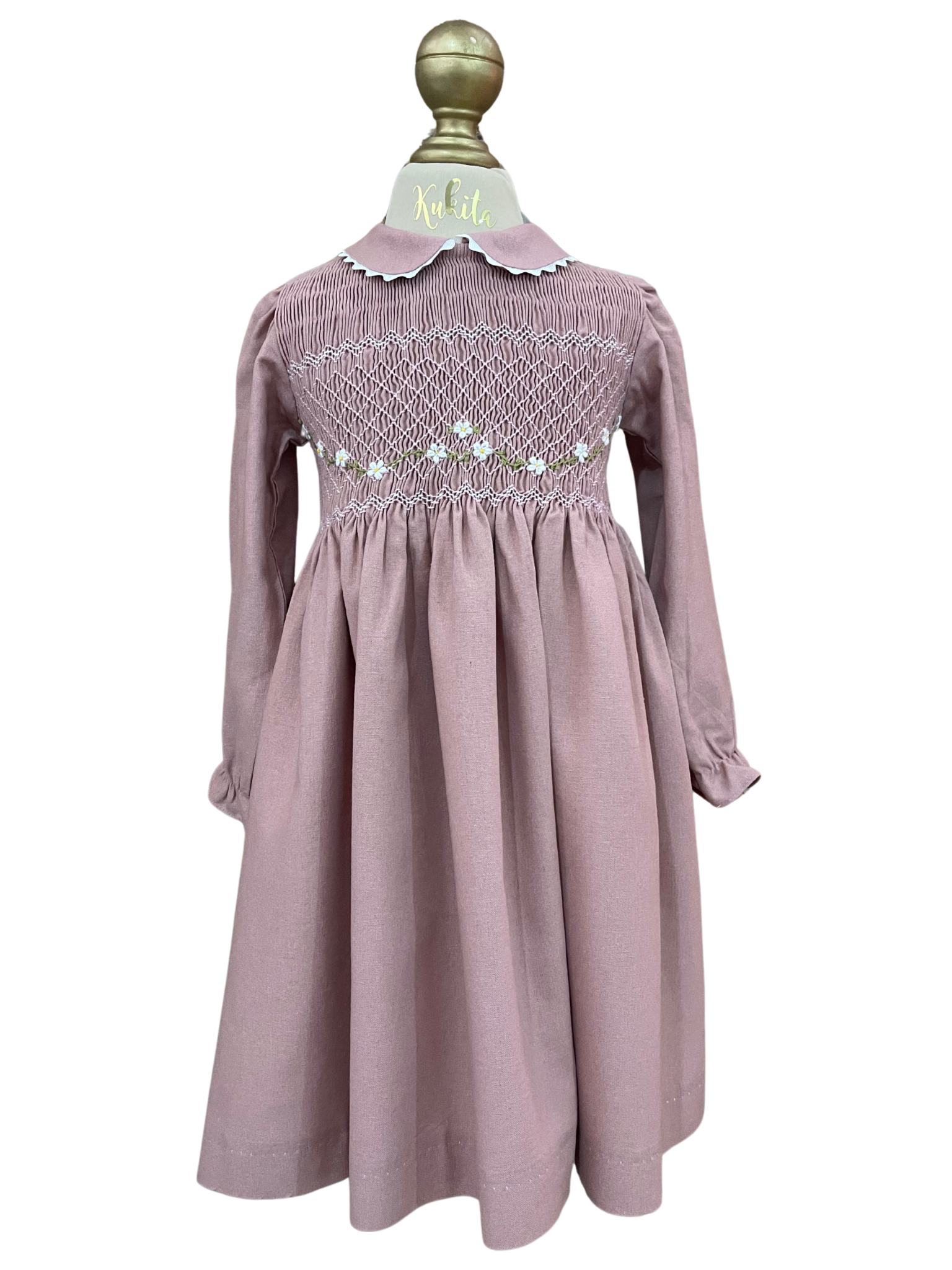 Vestido valentina lino frente