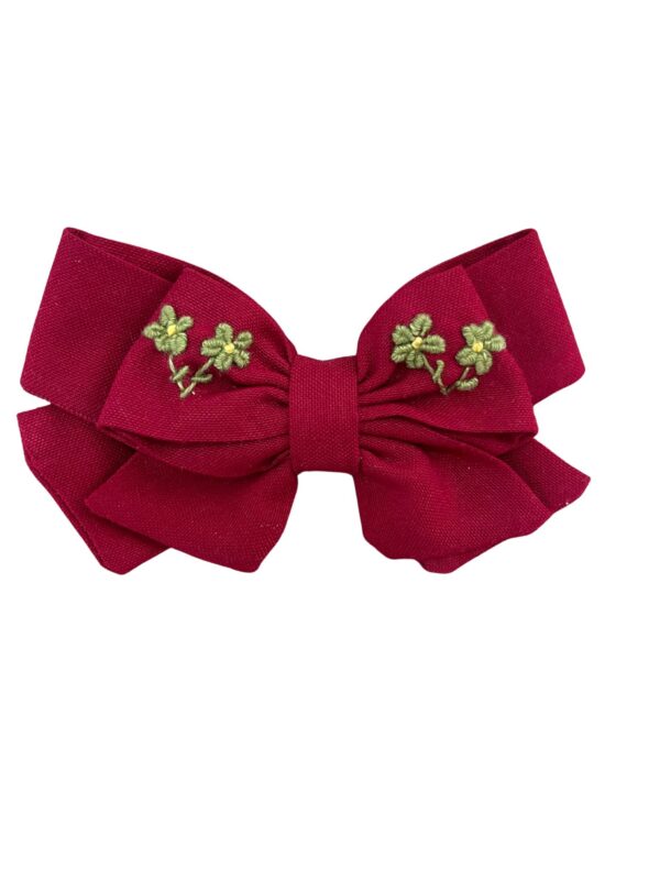 MOÑO FLOR DE INVIERNO FRENTE MOÑO FLOR DE INVIERNO FRENTE