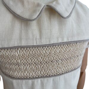 CONJUNTO BORDADO CAFÉ CLARO - Imagen 3